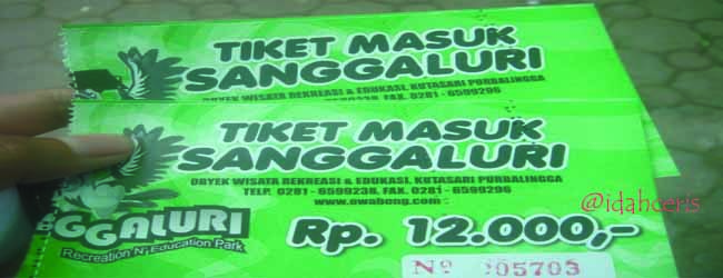 TIKET MASUK SANGGALURI PARK