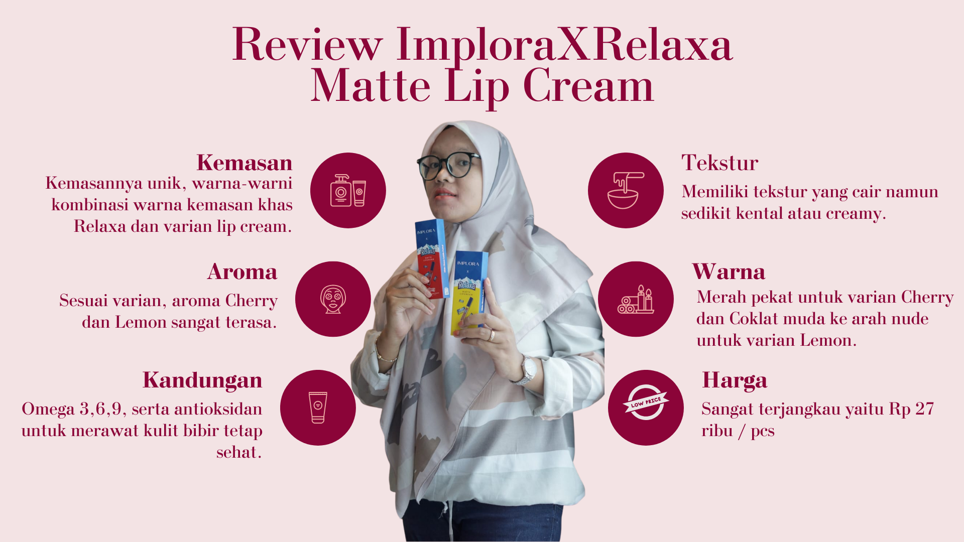 Review ImploraXRelaxa Matte Lip Cream (2)