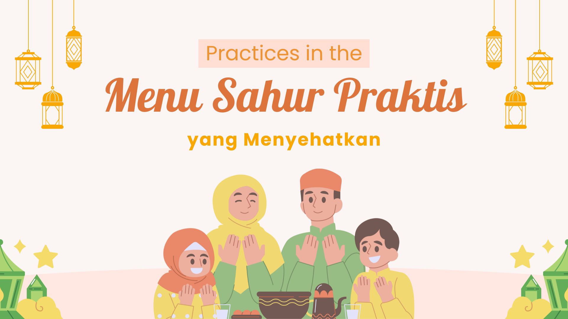 Menu Saur Praktis yang Menyehatkan